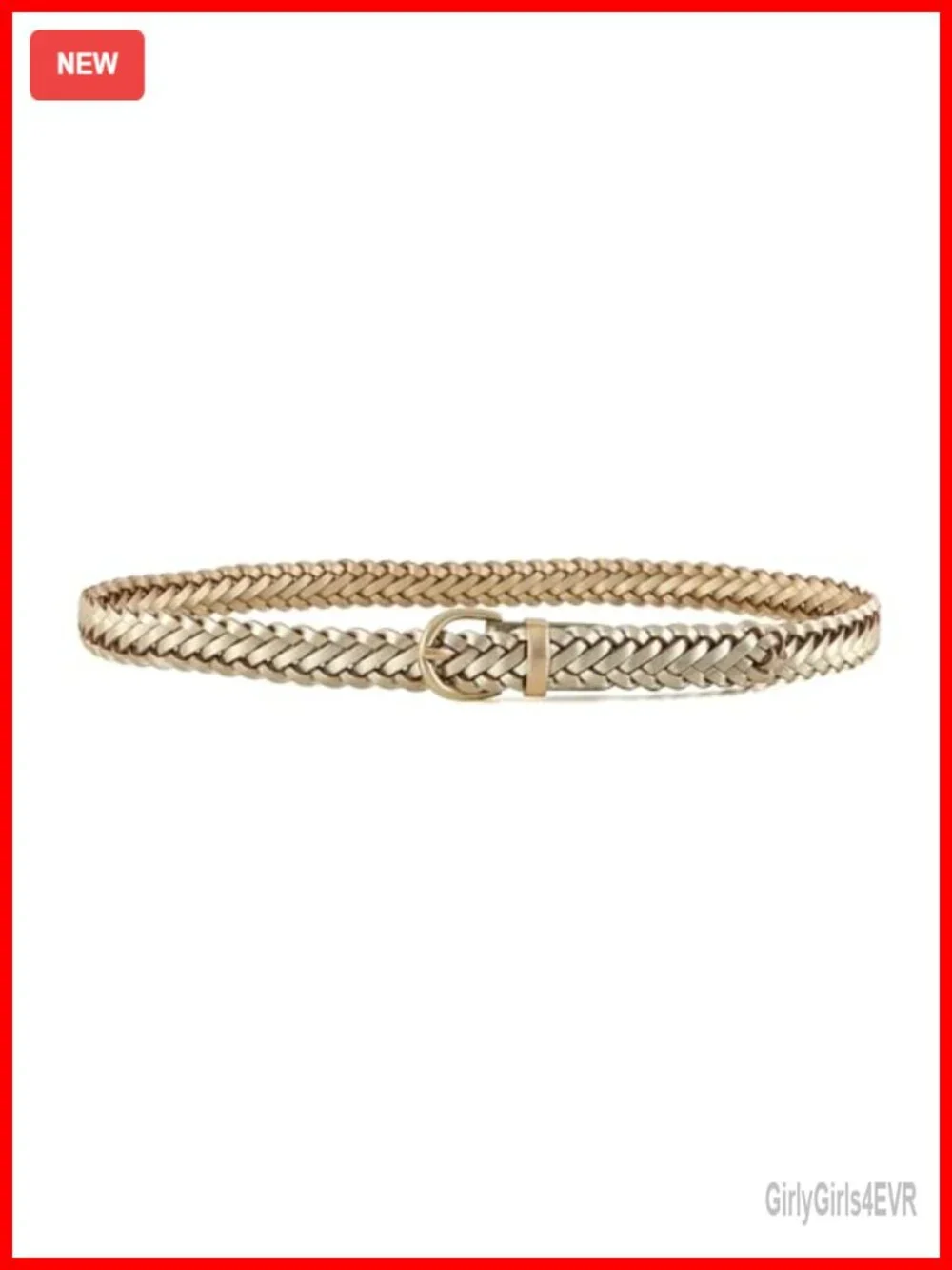 Faux Leather Thin Braided Skinny Belt Adjustable Woven Waist Cinch